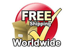 Free worldwide shipping