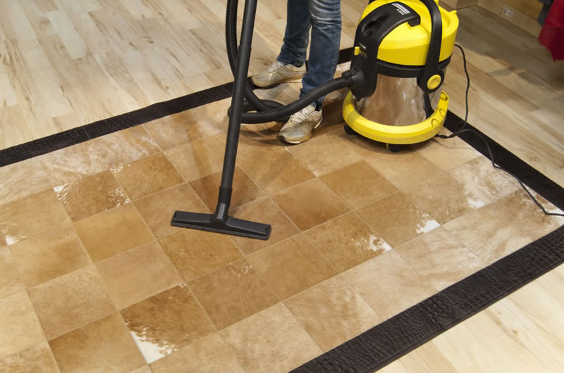 finish with vacuum cleaning