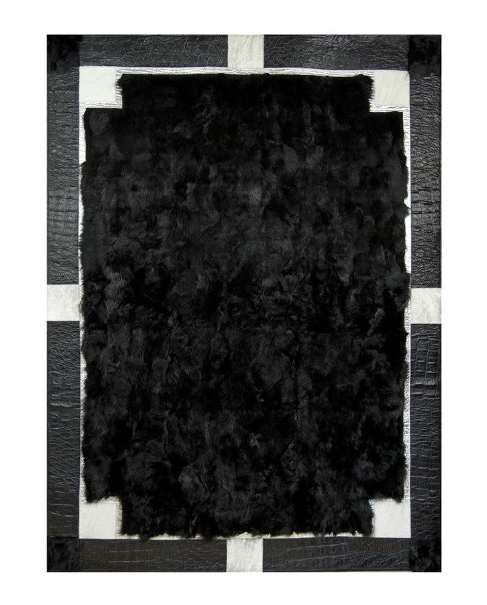 Fur Rug Sofia Nero Toscani k-157