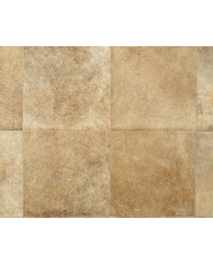 Patchwork Cowhide rug k-68051 light beige