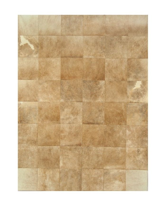 Patchwork Cowhide rug k-68051 light beige