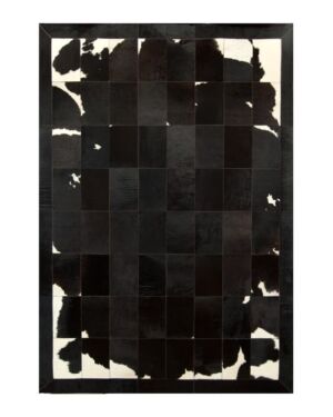Leather Cow rug Country Chic k-1701