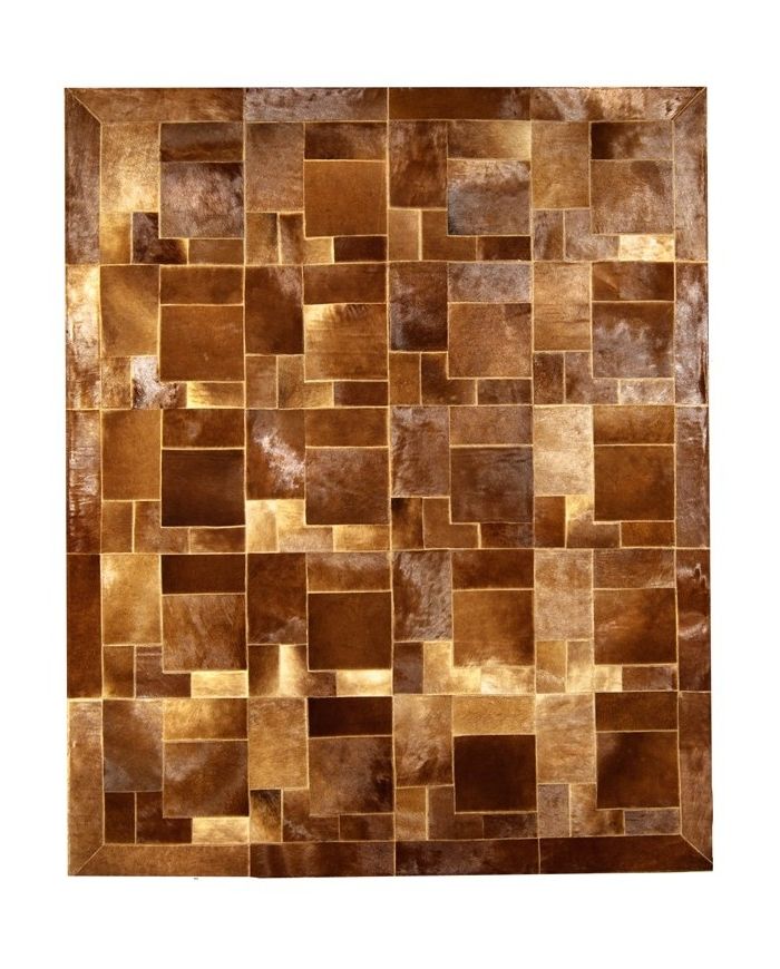 Cowhide Rug Brown ( baio )  cavallino puzzle k-128