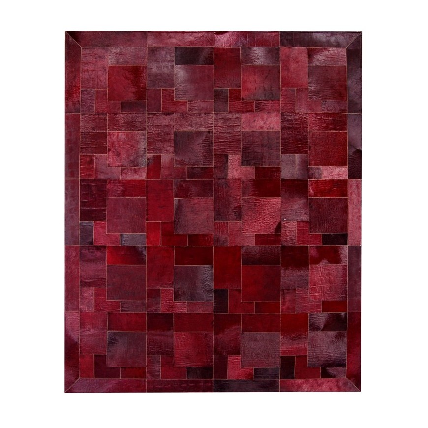 Modern Leather Carpet Red (Cardinal) Puzzle K-131