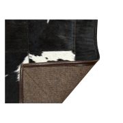 Patchwork Cowhide rug K-1700 black-brown-white