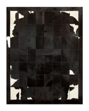 Leather Cow rug Country Chic k-1699