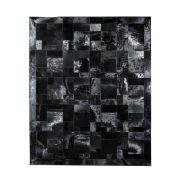 Cowhide Rug black (nero)  cavallino puzzle k-127