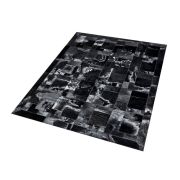 Cowhide Rug black (nero)  cavallino puzzle k-127