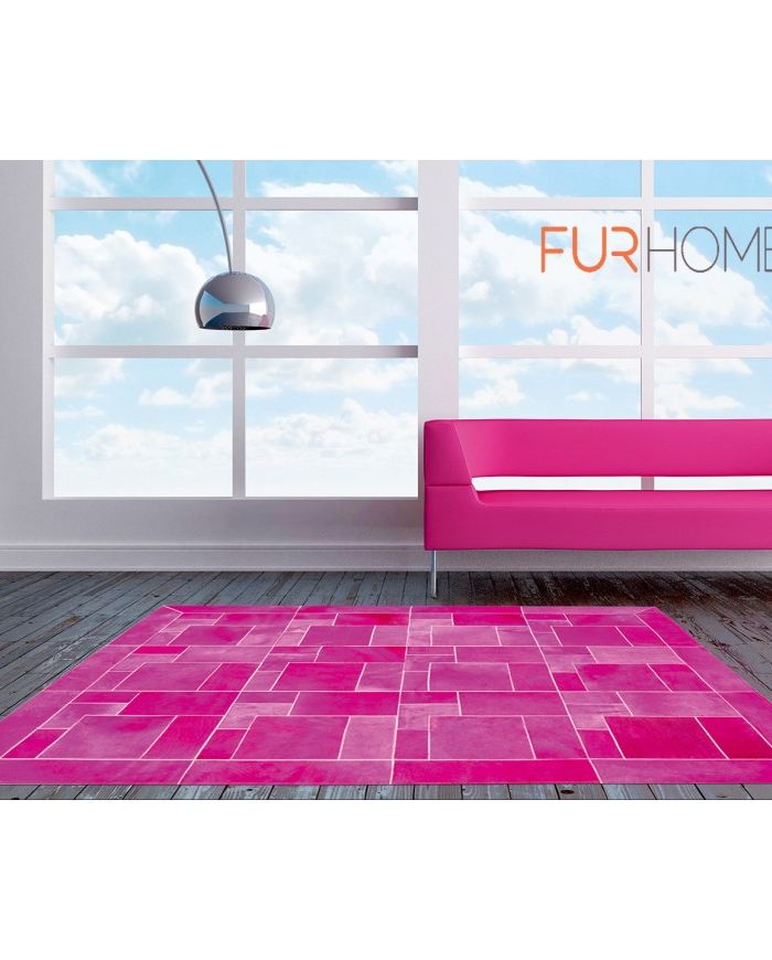 Leather Carpet Puzzle FUXIA K-132