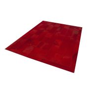 Modern Leather Carpet Red K-134