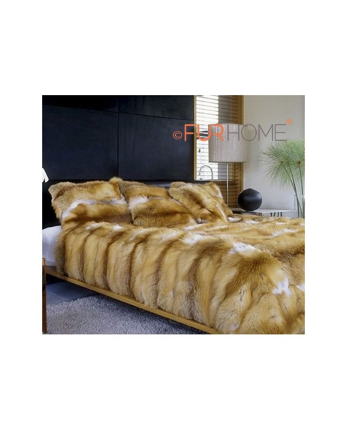 Red Fox Fur  Throw - Blanket k-307