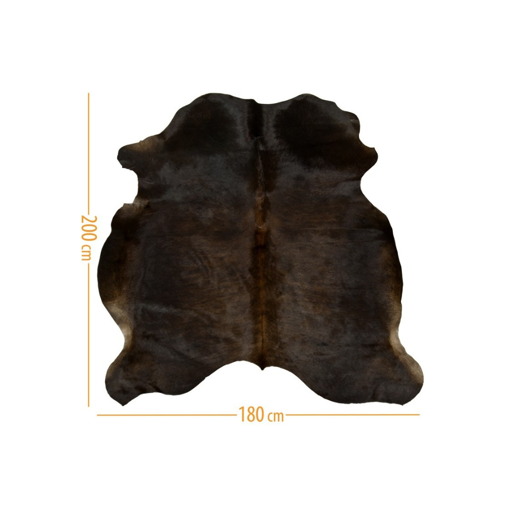 Cowhide D-005 cowhide leather natural brown | FUR HOME KASTRORIA