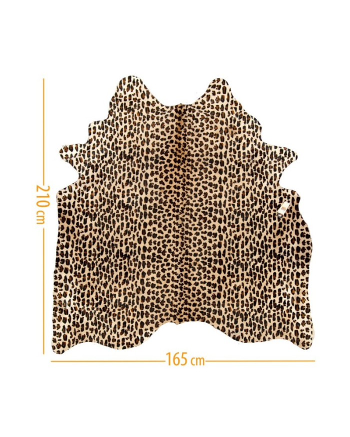 Cowhide D-018 Δέρμα αγελάδας με σχέδιο leopard | FUR HOME