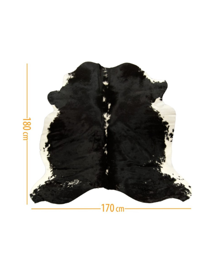 Cowhide d-035 black white