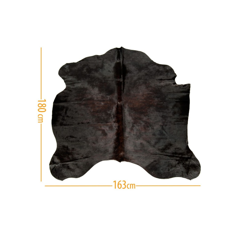 Cowhide D-039 Whole Cowhide Leather exotic brown | FUR HOME