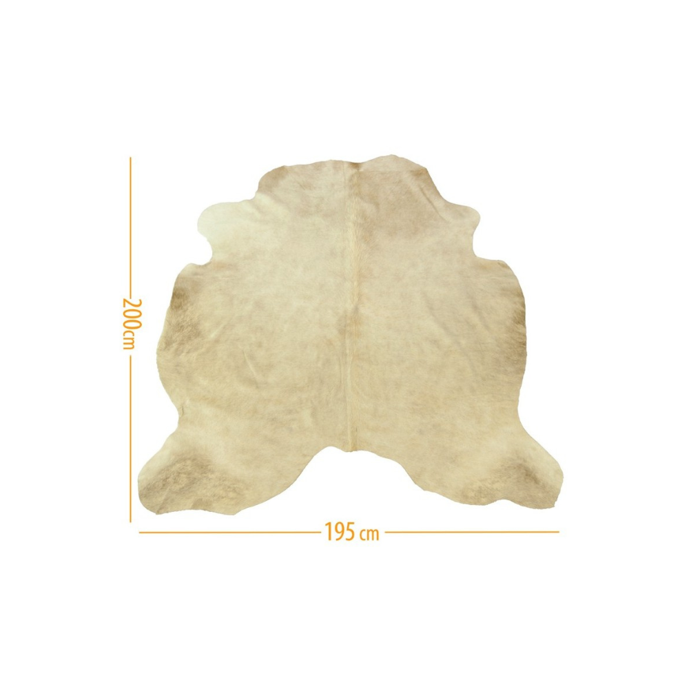 Cowhide D-047 Cowhide Leather Beige with grey shades
