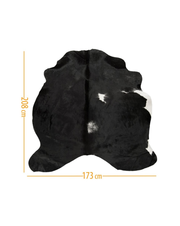 Cowhide d-050 black white