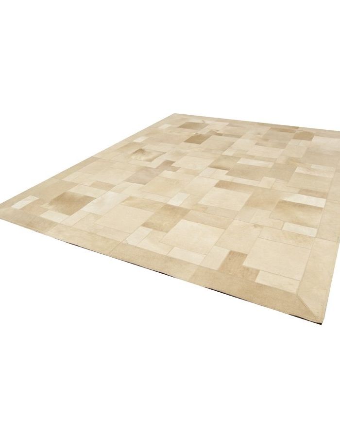 Cowhide Rug Capuccino puzzle k-129