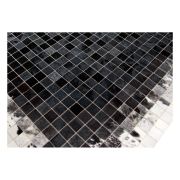 Patchwork cowhide rug k-1810 mosaik black-white