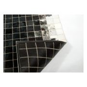 Patchwork cowhide rug k-1810 mosaik black-white