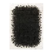 Patchwork cowhide rug k-1810 mosaik black-white