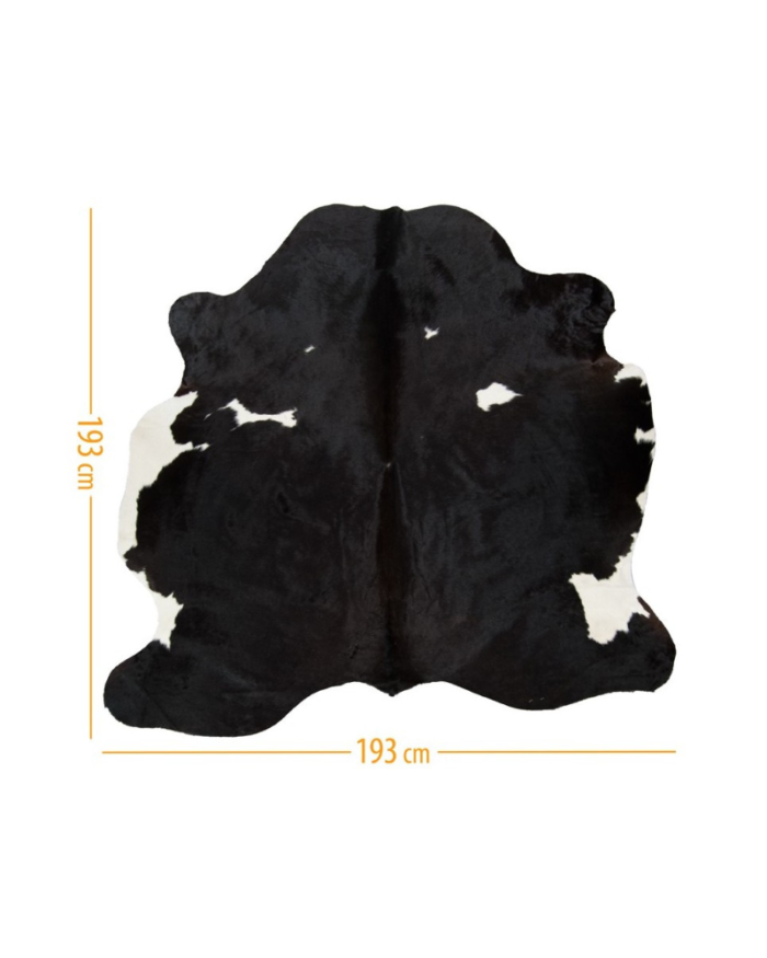 Cowhide d-042 schwarz braun weiß