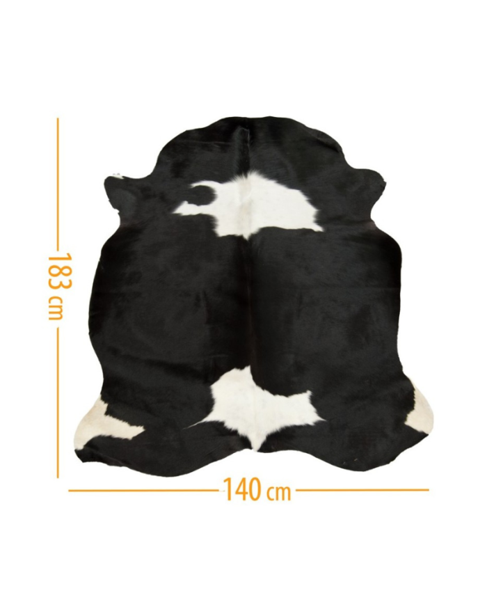 Cowhide D-053 Schwarz Weiß