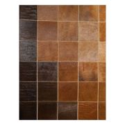 Patchwork Cowhide rug k-1825 mosaik baio cognak