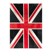 Union Jack Cowhide Rug k-1911