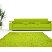 Δερμάτινο Χαλί Kiwi Green Spot K-142