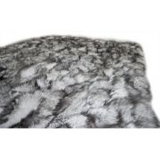 Frost real fox fur throw  - blanket k-304