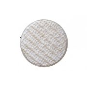 Furry Carpet Round White Ivory Fox k-152