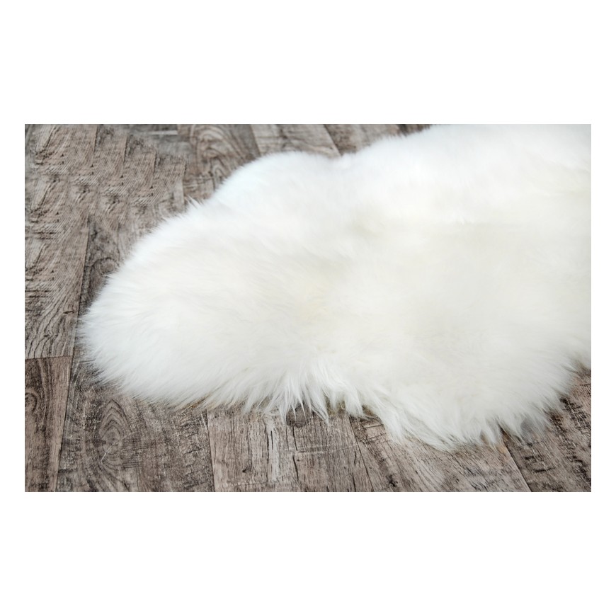 Sheepskin Λευκό Ιβουάρ Φυσικό Μονό