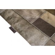 Δερμάτινο Χαλί Πάζλ Olive Grey Elephant k-1915