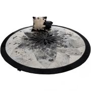 Circle Diamond S&P Black White k-116