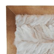 Sevron Fox Fur Champagne FR Beige Pony Skin k-1123
