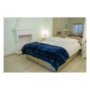 “The Ultimate Luxury: Blue Chinchilla Blanket”